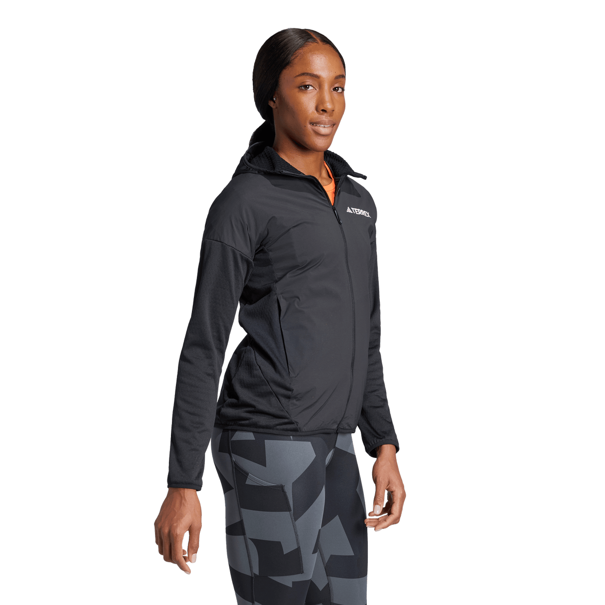 ADIDAS - Giacca Con Cappuccio TERREX Xperior CLIMAWARM+ Wind Light Fleece - Donna - image 4