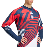 ADIDAS - Fc Bayern 26/27 Pre Match Warm Top - Uomo - Blue - image 7