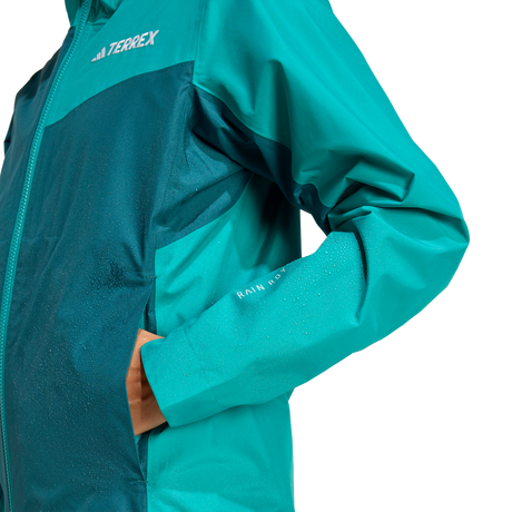 ADIDAS - Giacca TERREX Multi 2.5L RAIN.RDY - Donna - Green - image 6