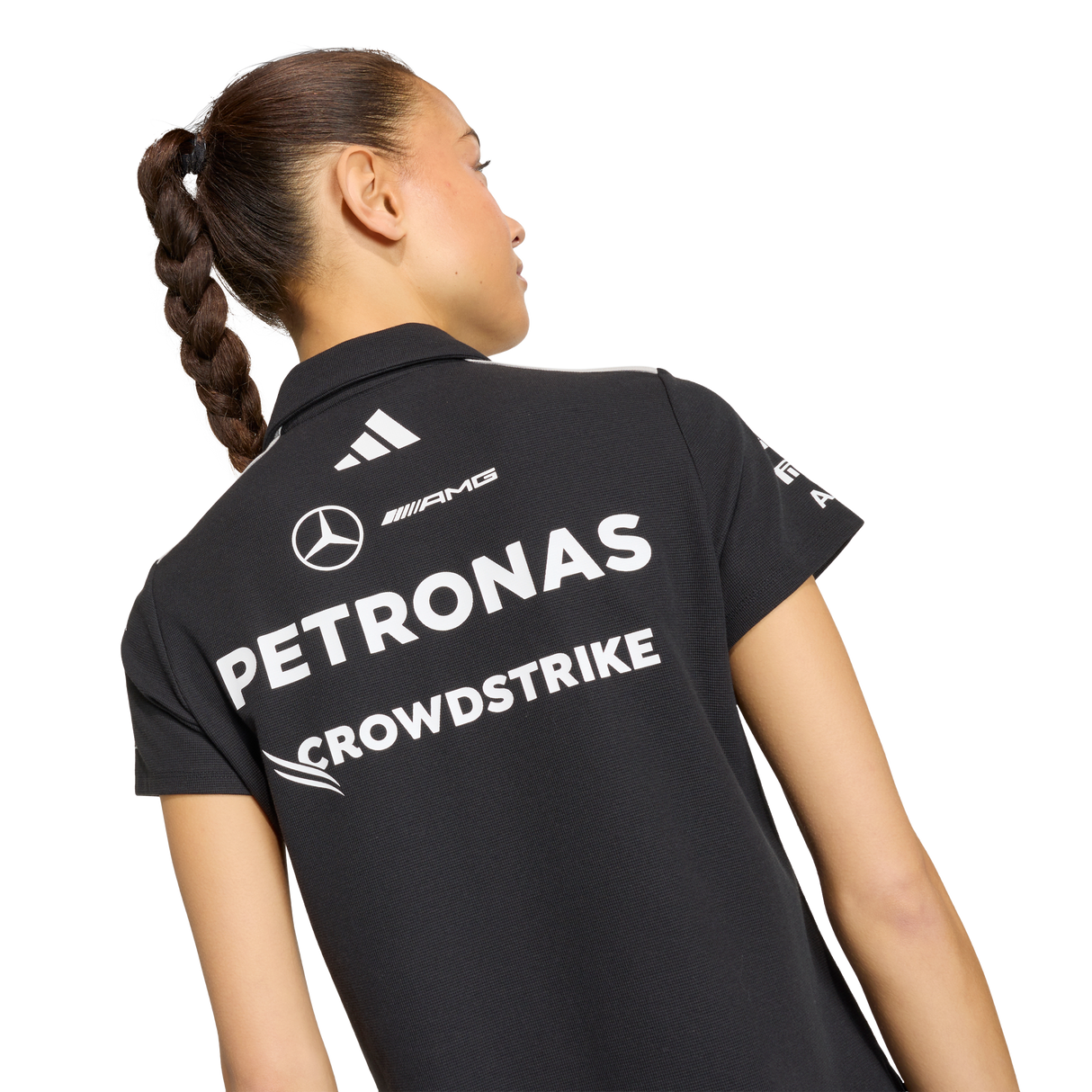 ADIDAS - Mercedes - Amg Petronas Formula 1 Team Engineers Polo Regular - Donna - Black - image 7