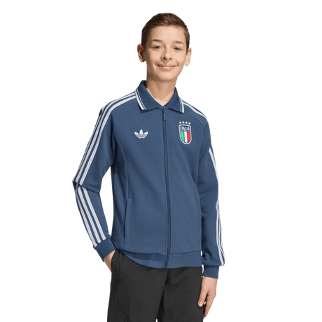 ADIDAS - Italy Away Anthem Jacket Kids - Blue - image 2