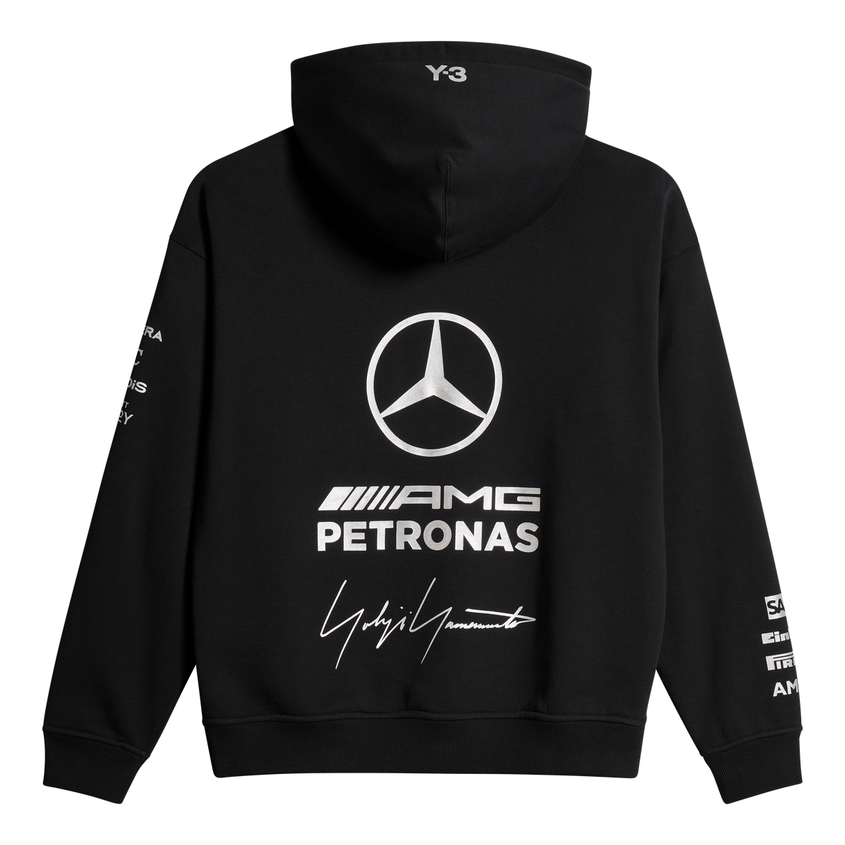 ADIDAS - Y-3 Mercedes - Amg Petronas Formula 1 Team Hoodie - Black - image 10