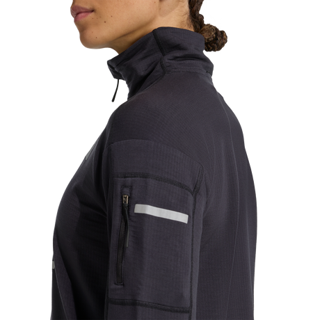 ADIDAS - Maglia Da Running Adi365 CLIMAWARM+ Half Zip - Donna - Black - image 5