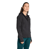 ADIDAS - TERREX Techrock CLIMAWARM+ Wind Hooded Fleece Jacket - Donna - Black - image 4