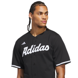 Adidas Dugout Full Button Cotton Jersey - Uomo - Black - image 5