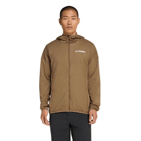 ADIDAS - Giacca Con Cappuccio TERREX Xperior CLIMAWARM+ Wind Light Fleece - Uomo - image 9