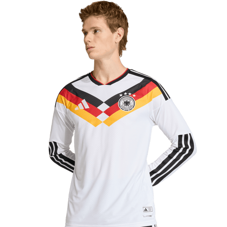 ADIDAS - Maglia Home Authentic Long Sleeve Germany 26 - Uomo - White - image 6