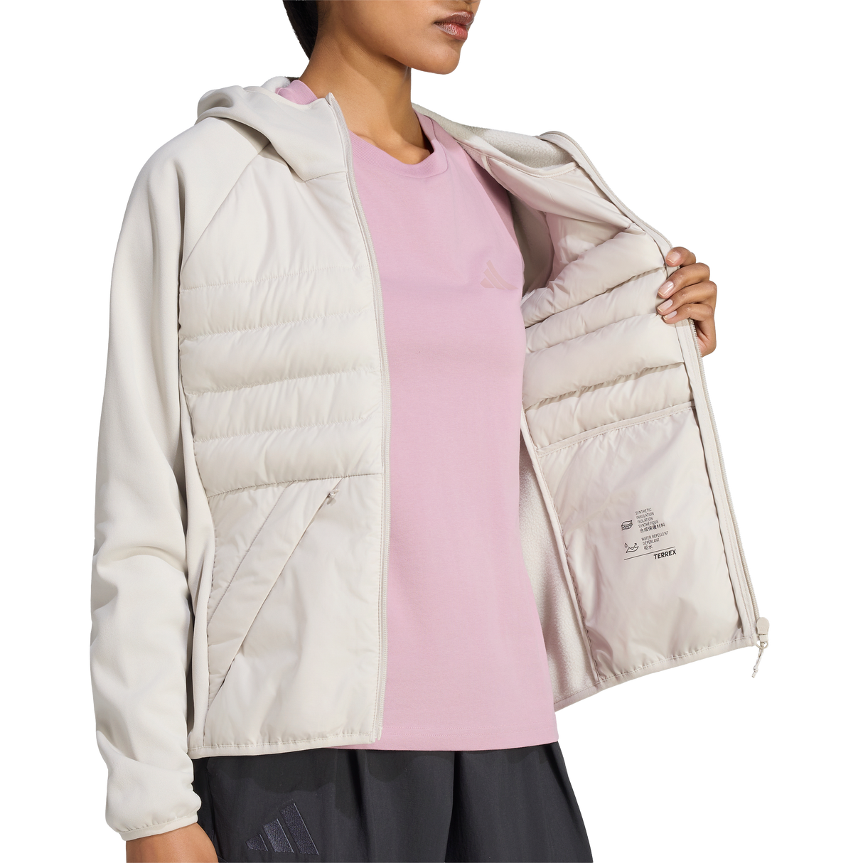 ADIDAS - TERREX Multi Clima365 Insulated Hybrid Hooded Jacket - Donna - image 6