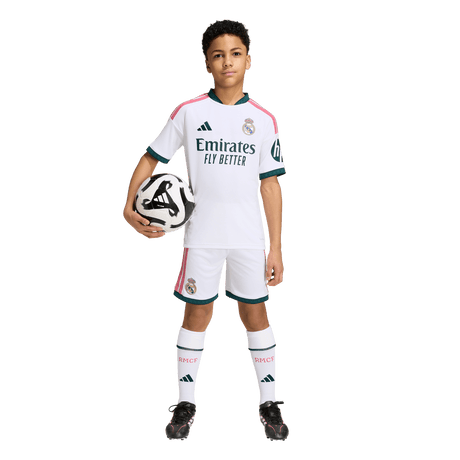 ADIDAS - Real Madrid 26/27 Home Kids Kit - White - image 5