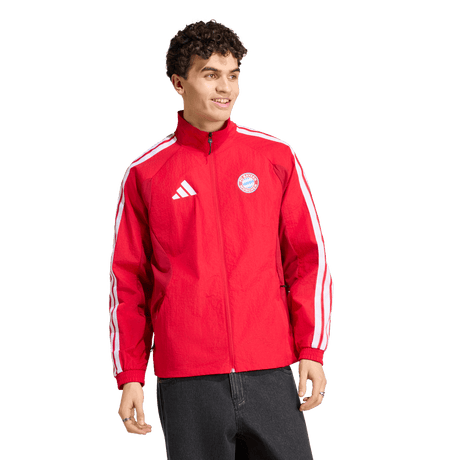 ADIDAS - Fc Bayern Muenchen Home Anthem Jacket - Uomo - Red - image 2