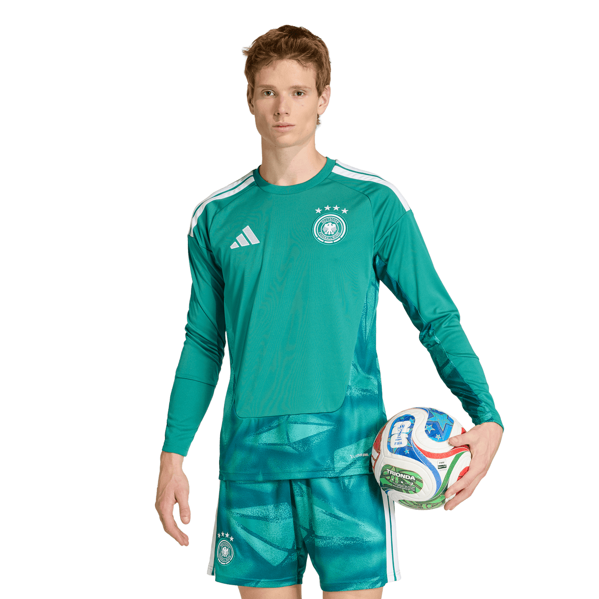 ADIDAS - Maglia Home Goalkeeper Germania 26 A Maniche Lunghe - Uomo - Green - image 3