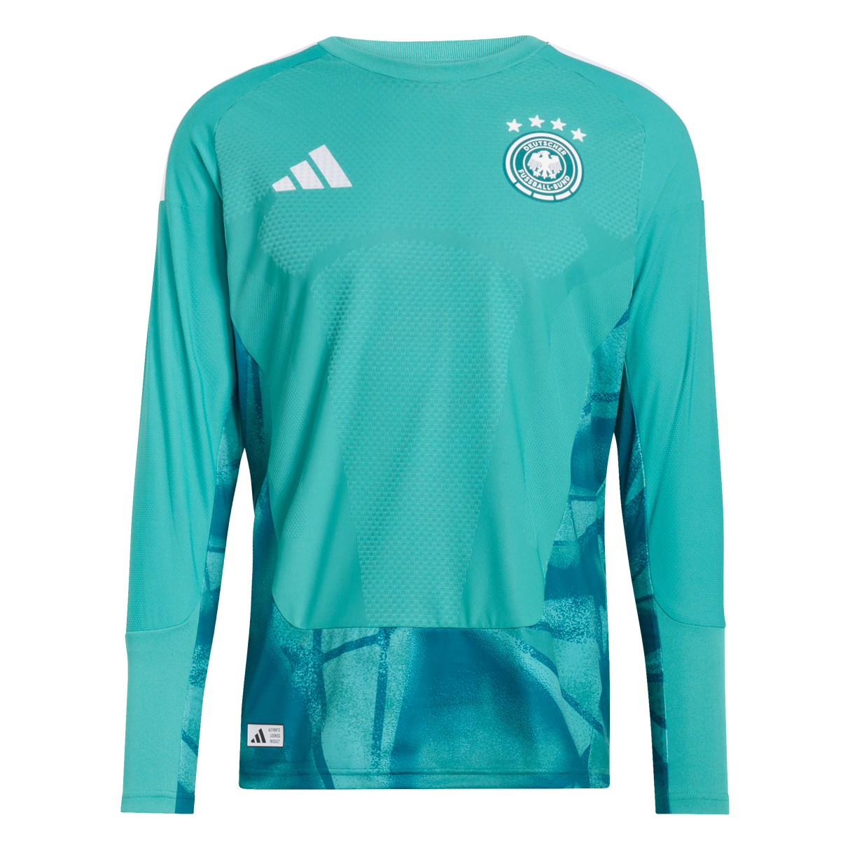 ADIDAS - Germany 26 Home Authentic Goalkeeper Long Sleeve Jersey - Uomo - Green - image 1