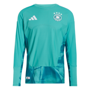 ADIDAS - Germany 26 Home Authentic Goalkeeper Long Sleeve Jersey - Uomo - Green - image 1