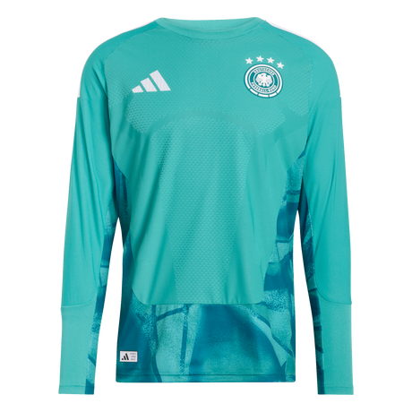 ADIDAS - Germany 26 Home Authentic Goalkeeper Long Sleeve Jersey - Uomo - Green - image 1