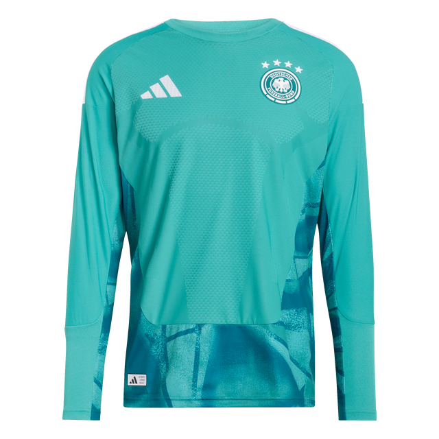 ADIDAS - Germany 26 Home Authentic Goalkeeper Long Sleeve Jersey - Uomo - Green - image 1