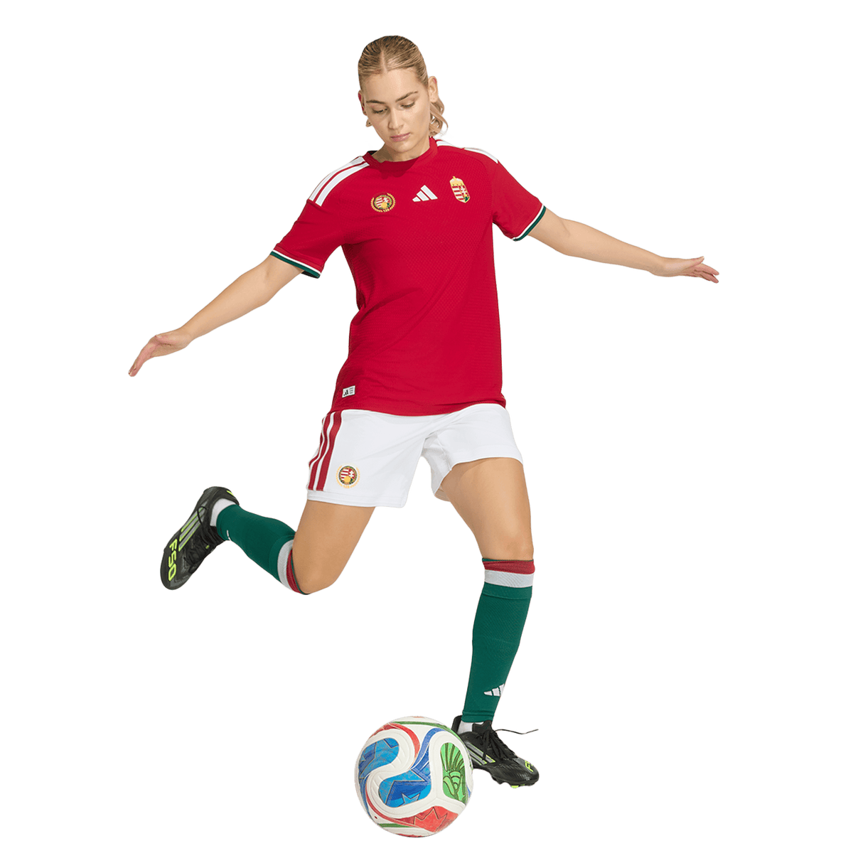 ADIDAS - Hungary 26 Home Authentic Jersey - Donna - Red - image 5