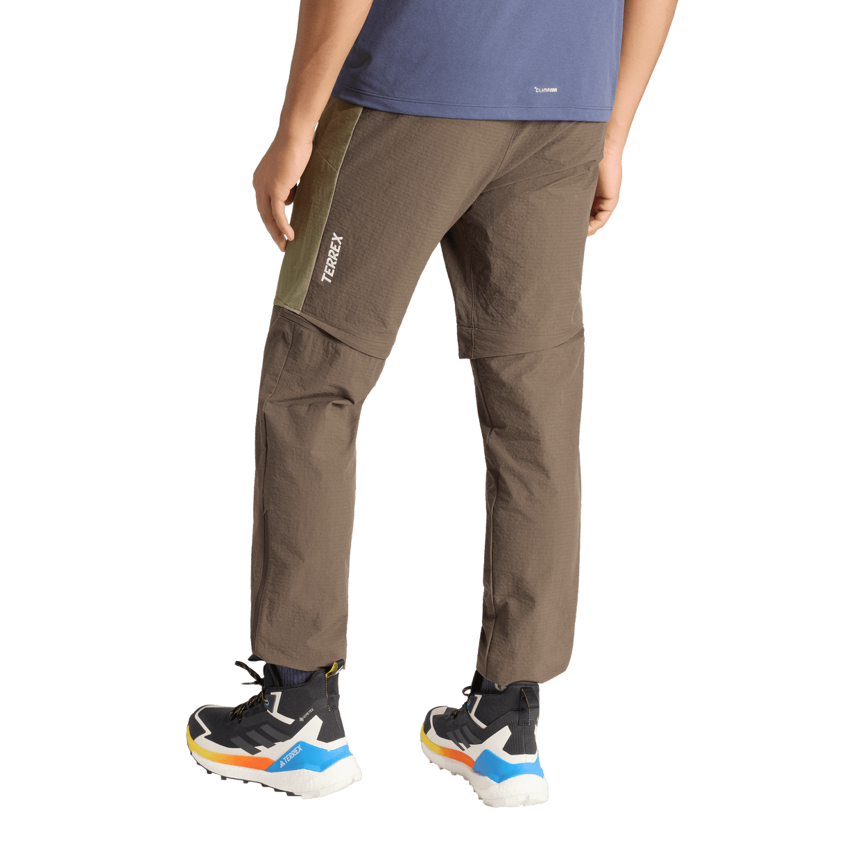 ADIDAS - Pantaloni TERREX Xperior Utilitas Clima365 Zip-Off - Uomo - Green - image 3