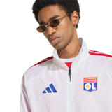 ADIDAS - Olympique Lyonnais Home Anthem Jacket - Uomo - White - image 5