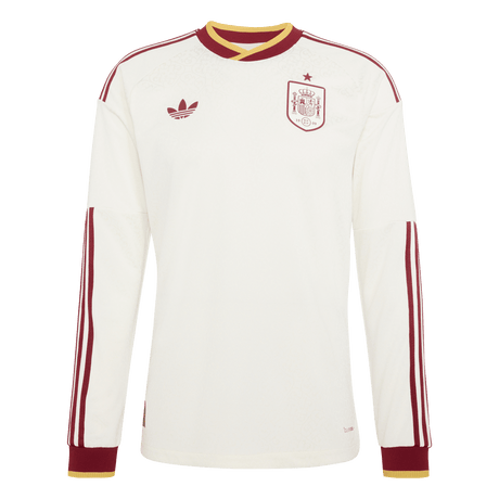ADIDAS - Spain 26 Away Authentic Long Sleeve Jersey - Uomo - White - image 1