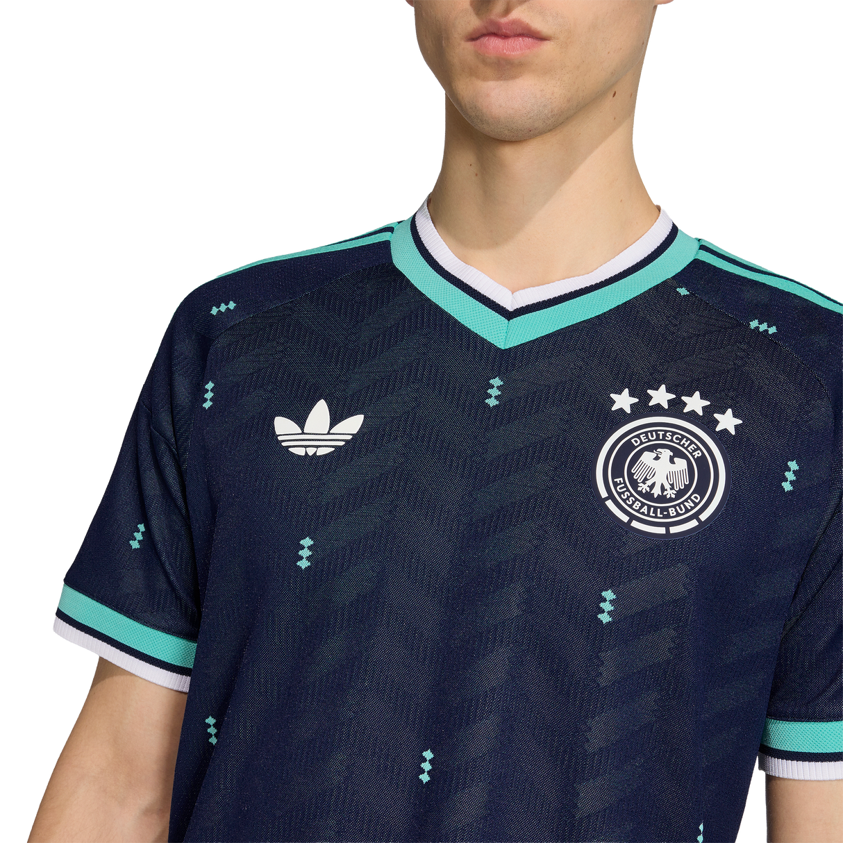ADIDAS - Germany 26 Away Authentic Jersey - Uomo - Blue - image 7