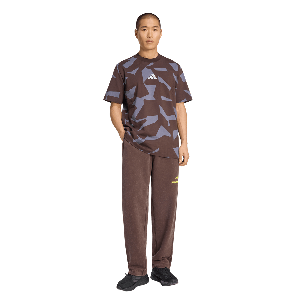 ADIDAS - Amg Washed Wide Pant - Uomo - Brown - image 4