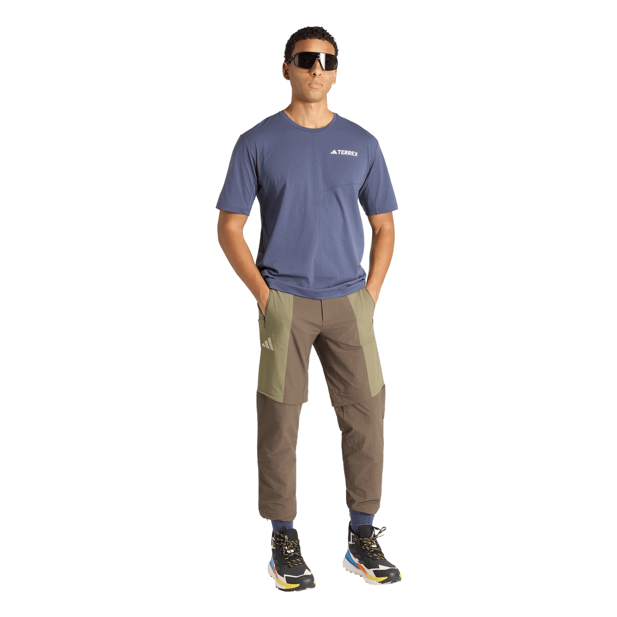 ADIDAS - Pantaloni TERREX Xperior Utilitas Clima365 Zip-Off - Uomo - Green - image 4