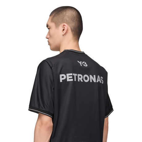 ADIDAS - Y-3 Mercedes - Amg Petronas Formula 1 Team Mechanics Short Sleeve Jersey - Black - image 7