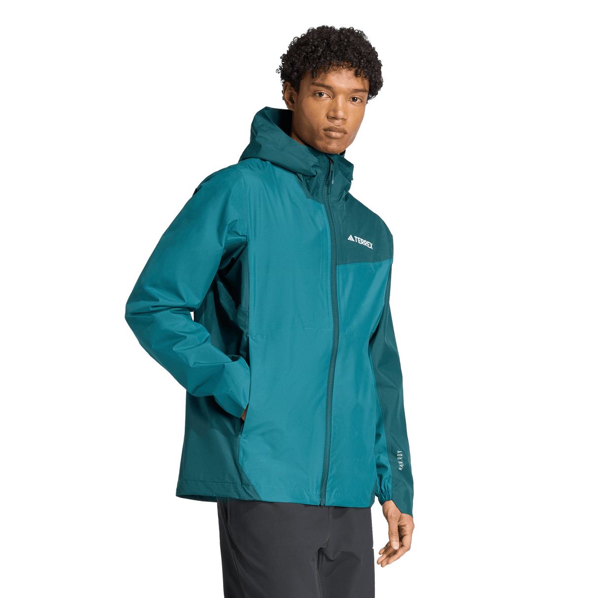 ADIDAS - Giacca TERREX Multi 2.5L RAIN.RDY - Uomo - Green - image 4