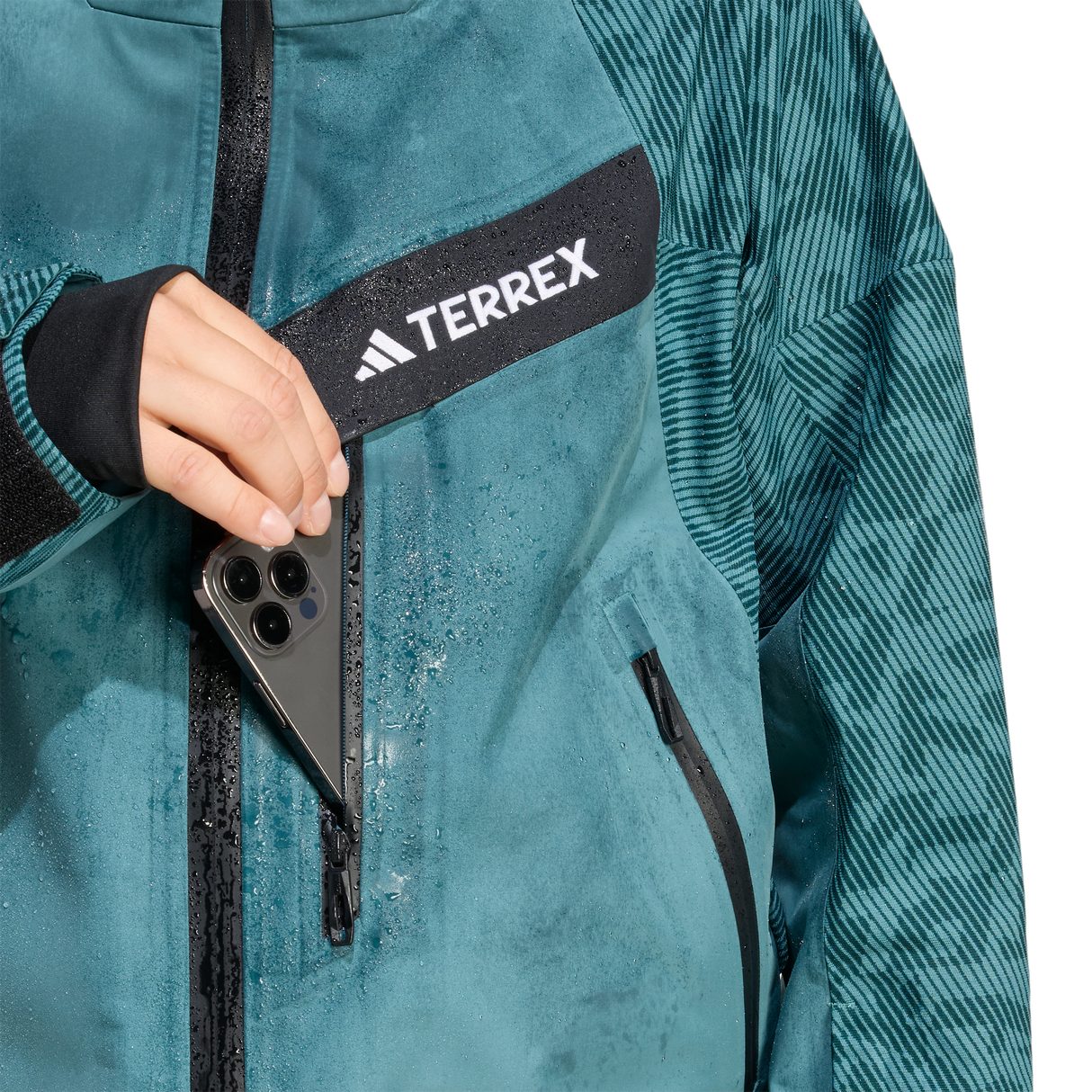 ADIDAS - TERREX Techrock Hybrid PRIMEKNIT CLIMAPROOF+ Jacket - Donna - image 15