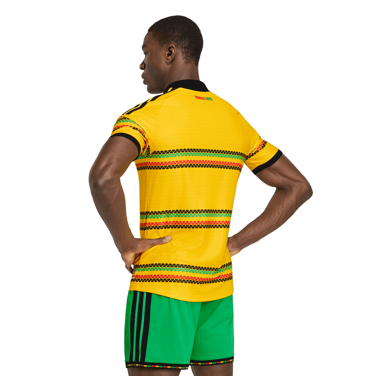 ADIDAS - Maglia Home Giamaica 26 Authentic X Bob Marley - Uomo - Yellow - image 4