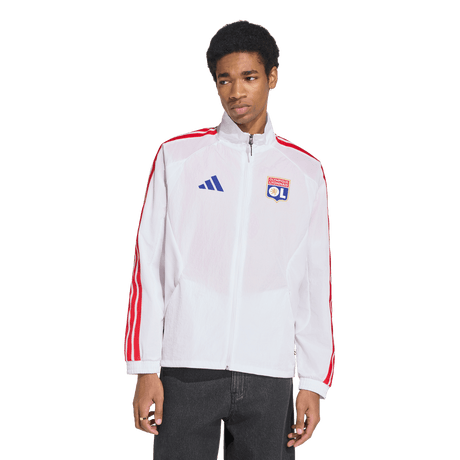 ADIDAS - Olympique Lyonnais Home Anthem Jacket - Uomo - White - image 2