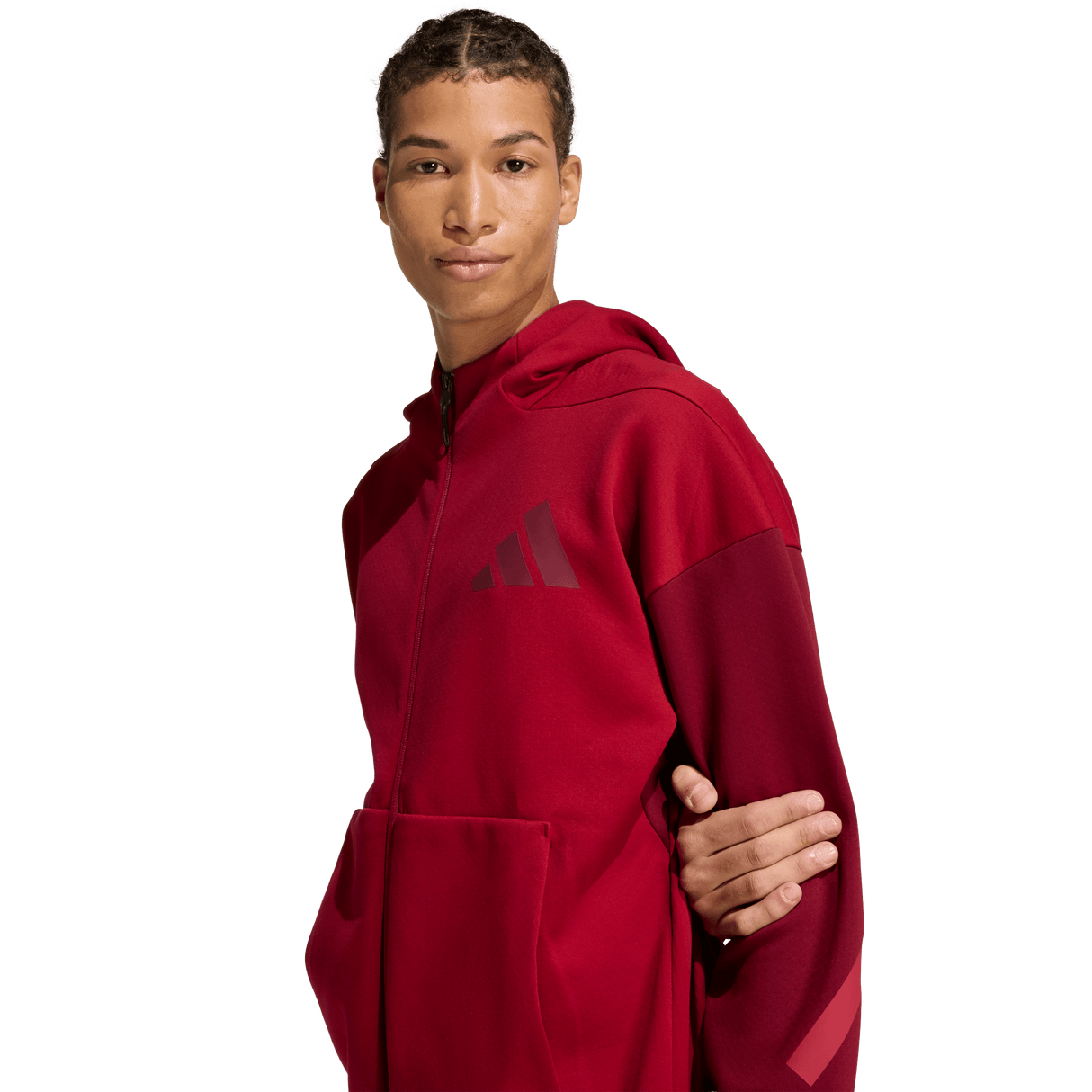 ADIDAS - Z.N.E. Full Zip - Uomo - Red - image 5