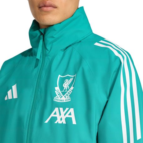 ADIDAS - Liverpool Fc 25/26 European Rain Jacket - Uomo - Black - image 7