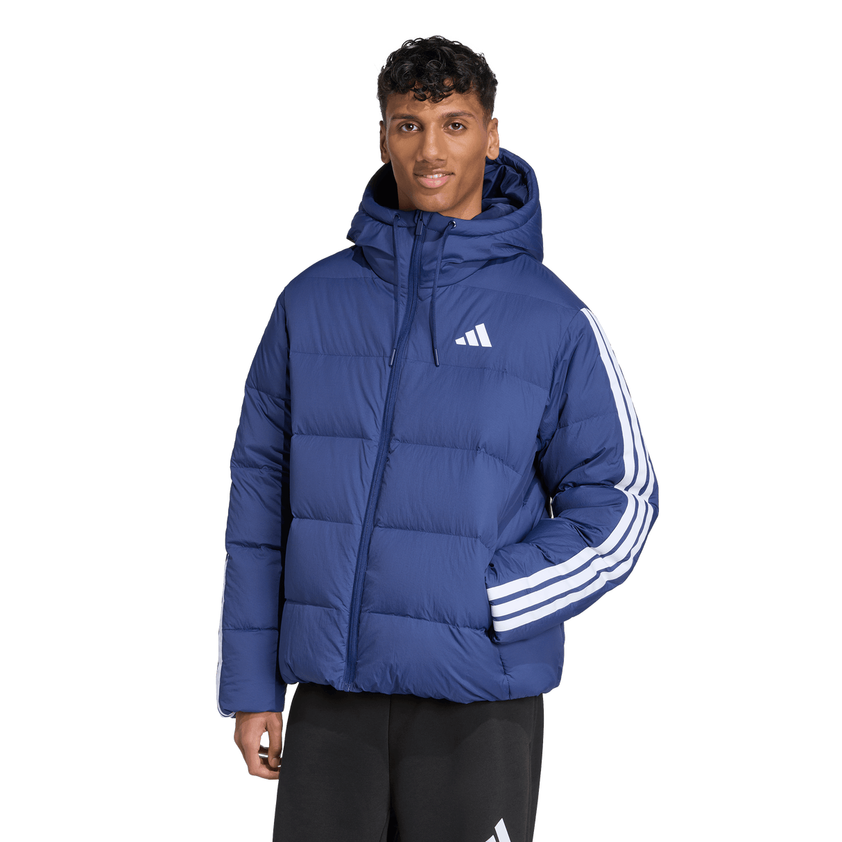 ADIDAS - Essentials CLIMAWARM Giacca Piumino Con Cappuccio 3 Strisce - Uomo - image 9