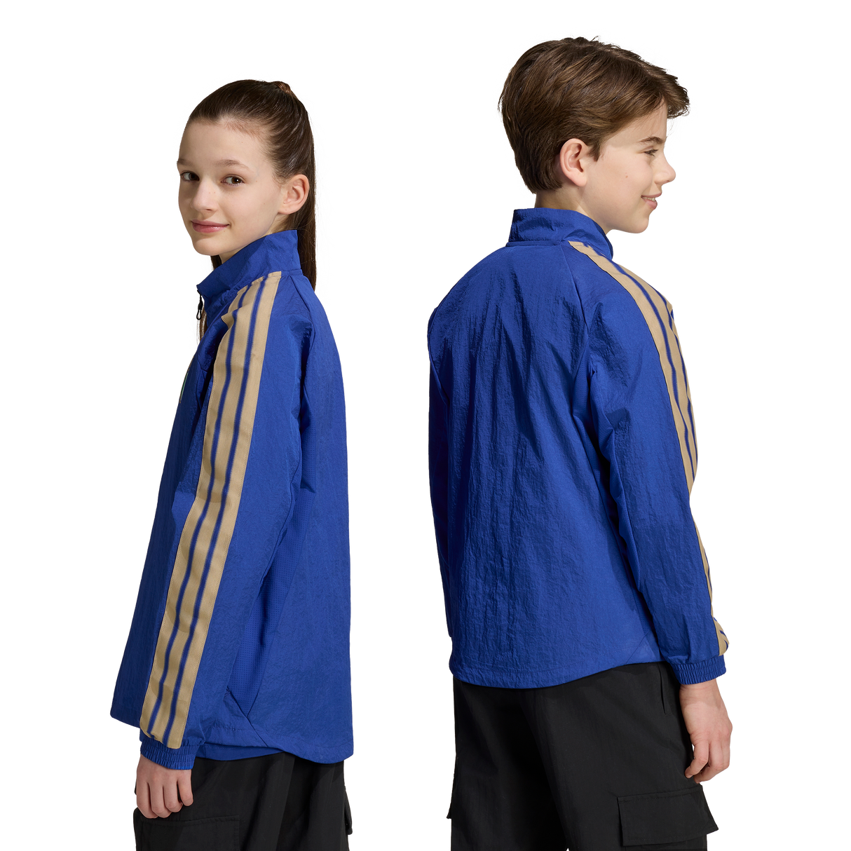 ADIDAS - Italy Home Anthem Jacket Kids - Blue - image 6