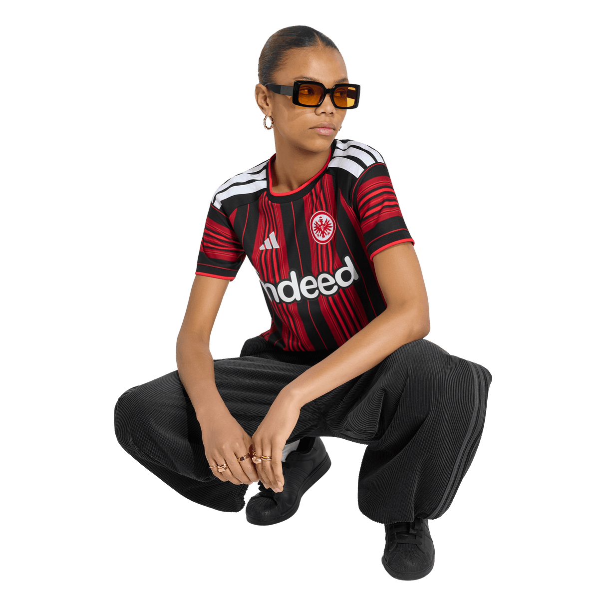ADIDAS - Eintracht Frankfurt 26/27 Home Jersey - Donna - Black - image 5