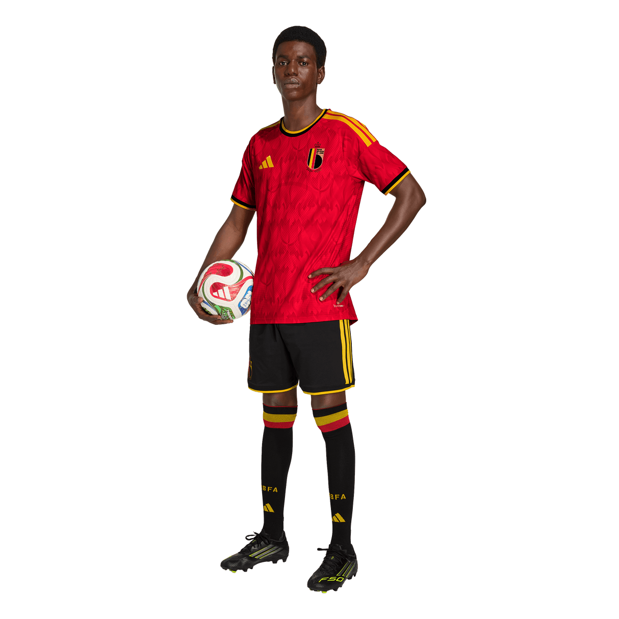 ADIDAS - Maglia Home Authentic Belgium 26 - Uomo - Red - image 5