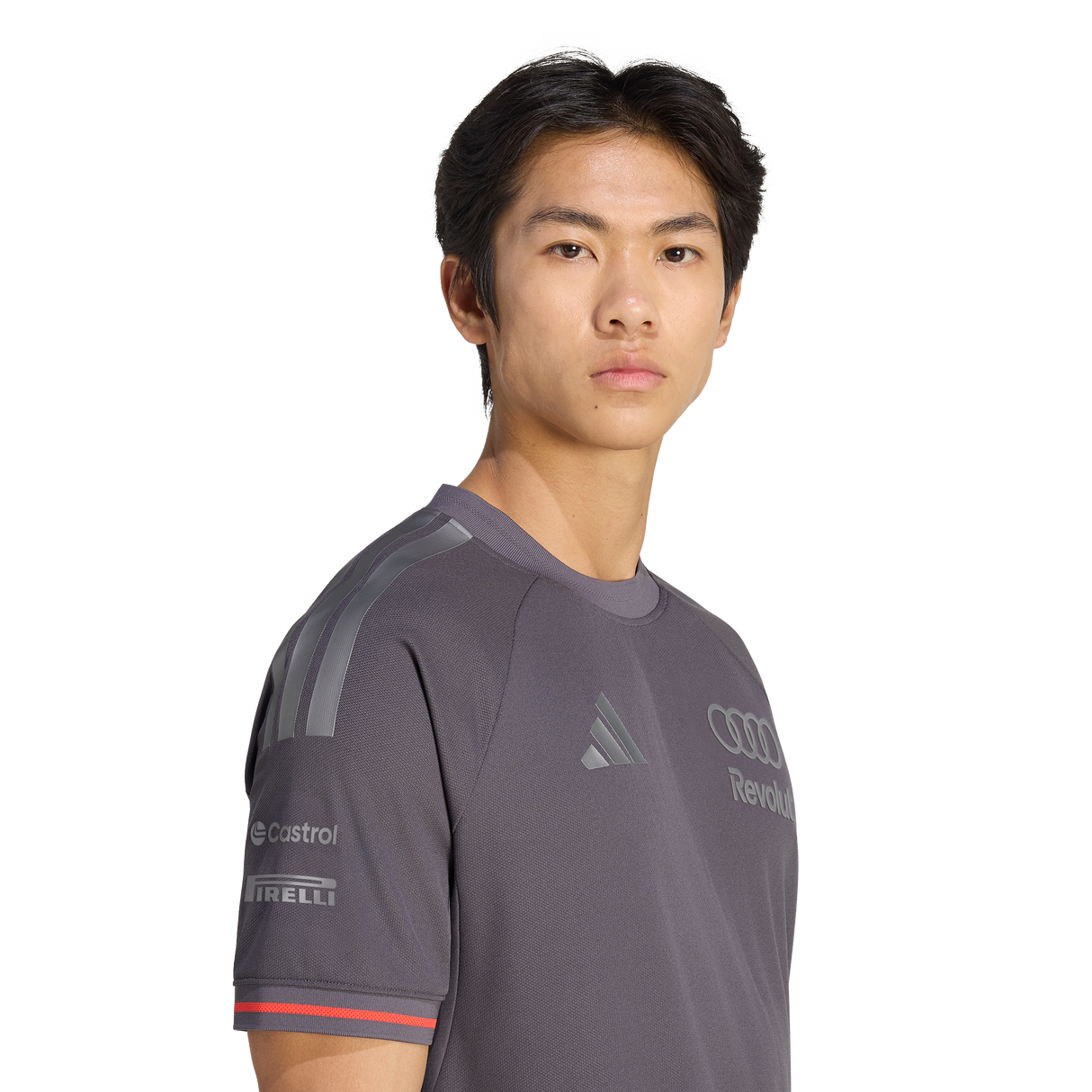 ADIDAS - Audi Revolut Formula One Team 2026 Engineers & Marketing Authentic Driver Jersey - Uomo - Black - image 5