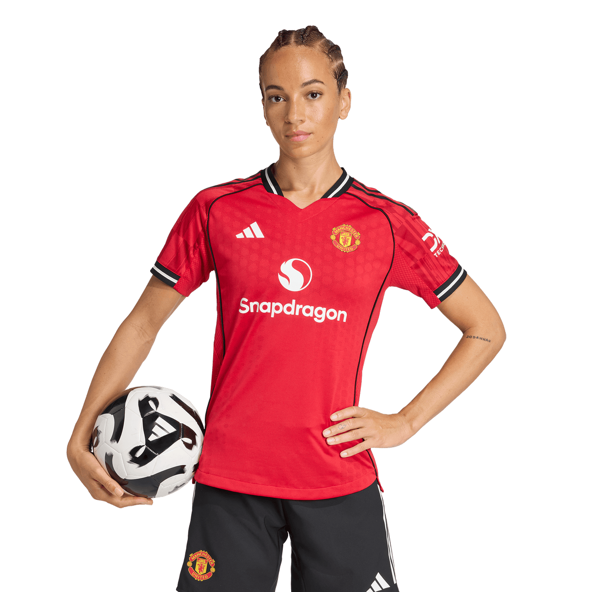 ADIDAS - Manchester United 25/26 Home Authentic Jersey - Donna - Red - image 3