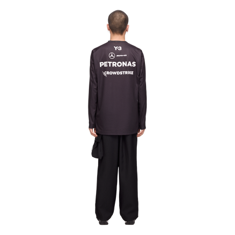 ADIDAS - Y-3 Mercedes - Amg Petronas Formula 1 Team Driver Long Sleeve Jersey - Black - image 3