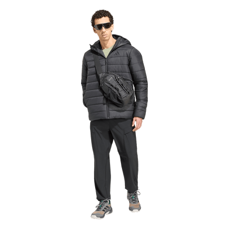 ADIDAS - TERREX Multi Essentials CLIMAWARM Insulated Hooded Jacket - Uomo - Black - image 6