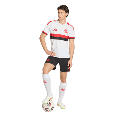 ADIDAS - Cr Flamengo 26 Away Authentic Jersey - Uomo - White - image 7