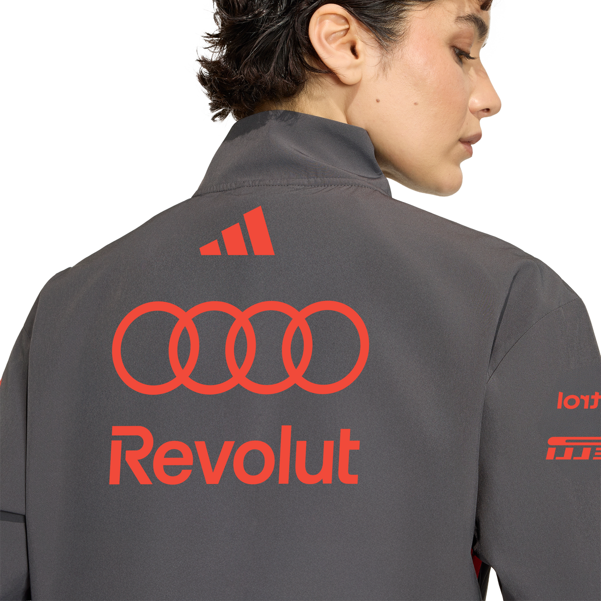 ADIDAS - Audi Revolut Formula One Team 2026 Mechanics Track Top - Donna - Black - image 6