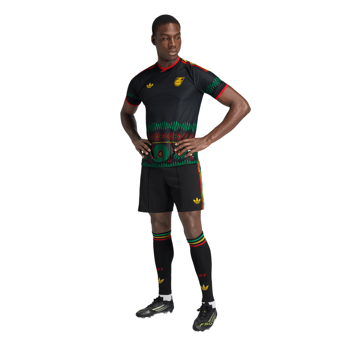 ADIDAS - Maglia Da Trasferta Authentic X Bob Marley Giamaica 26 - Uomo - Black - image 6