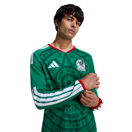 ADIDAS - Maglia Home Long Sleeve Mexico 26 - Uomo - Green - image 6