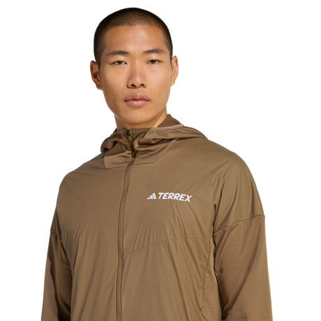 ADIDAS - Giacca Con Cappuccio TERREX Xperior CLIMAWARM+ Wind Light Fleece - Uomo - image 12