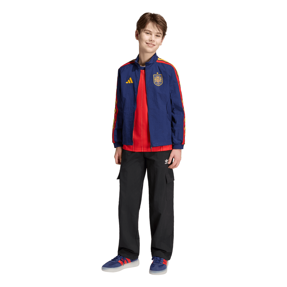 ADIDAS - Spain Home Anthem Jacket Kids - Blue - image 4