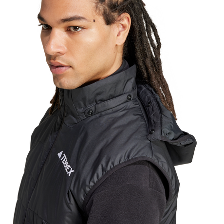 ADIDAS - Giacca Senza Maniche TERREX Multi CLIMAWARM Insulated Hooded - Uomo - Black - image 7