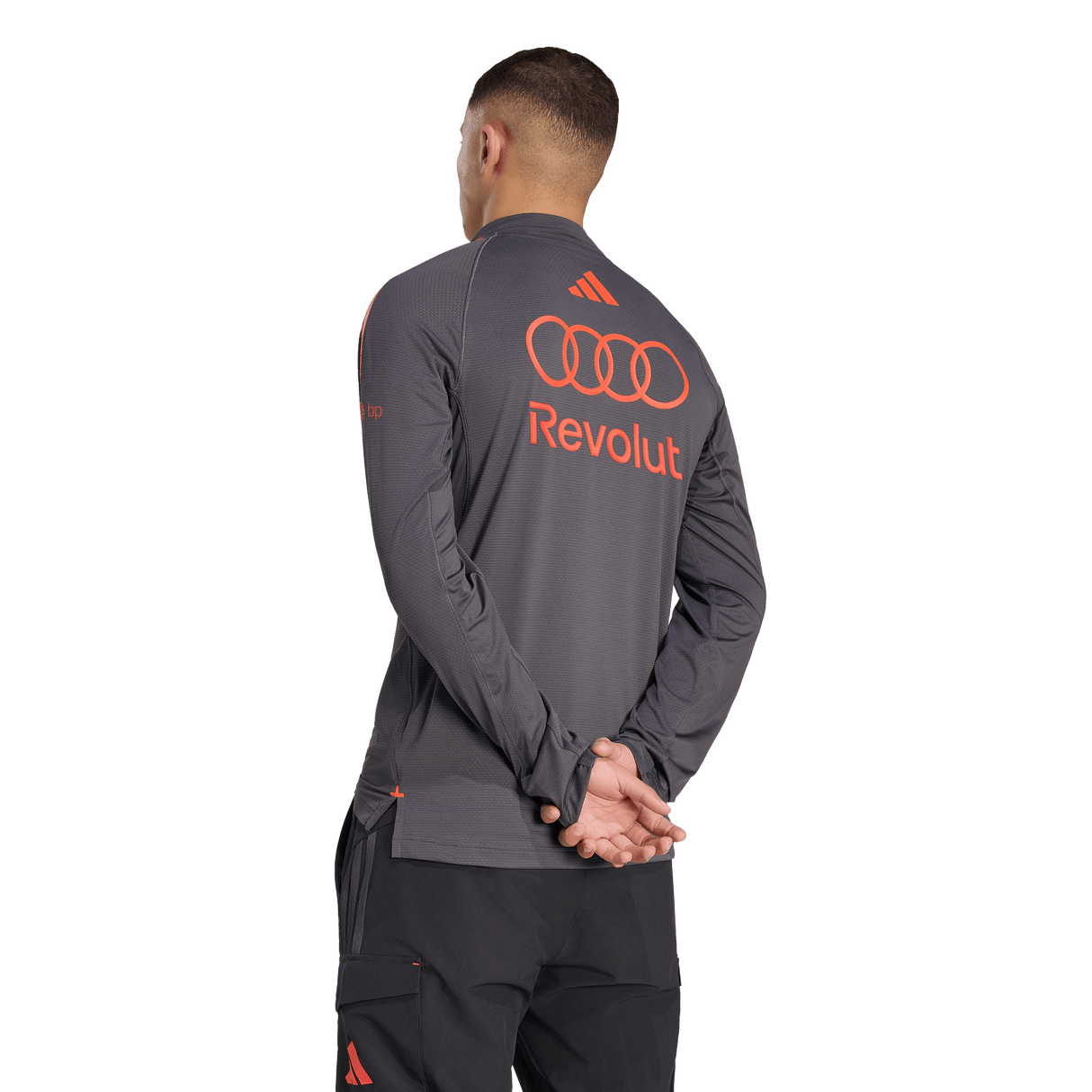 ADIDAS - Audi Revolut Formula One Team 2026 Mechanics 1/4 Zip - Uomo - Black - image 3