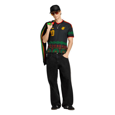ADIDAS - Maglia Da Trasferta X Bob Marley Giamaica 26 - Uomo - Black - image 5